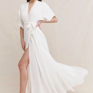 Reformation Winslow White Dress